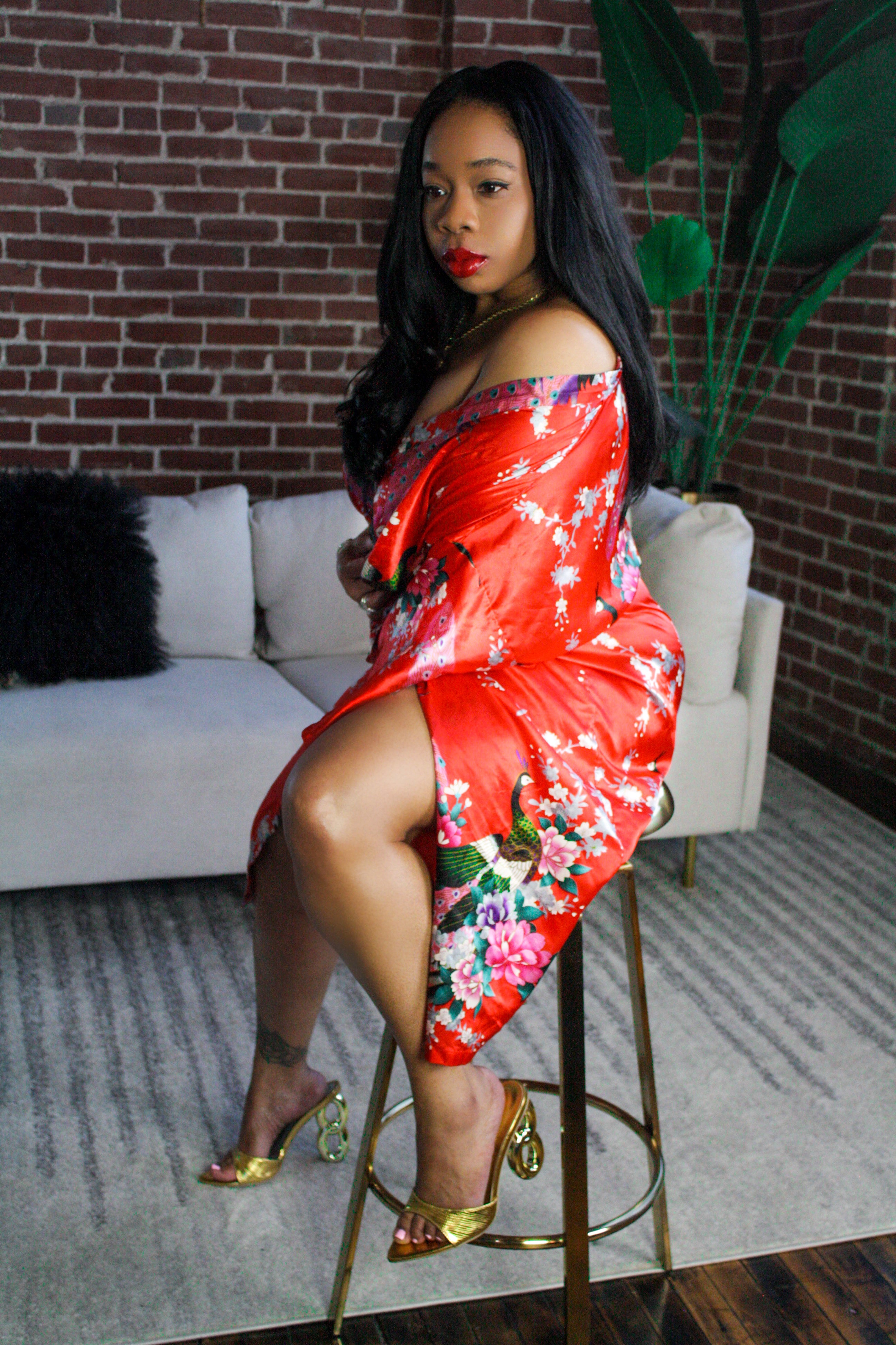 FABLeisure” Satin Robe – SDesirebrand