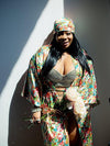 Flower Bomb Robe & Scarf Bundle