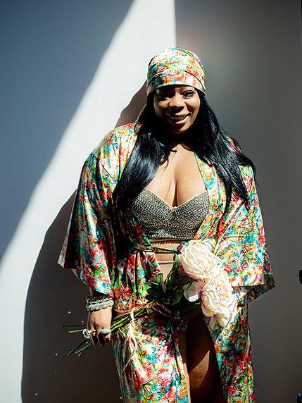 Flower Bomb Robe & Scarf Bundle