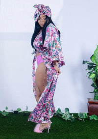 floral robe