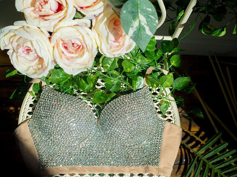 rhinestone bralette 