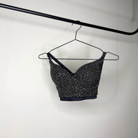 Black€Black Baddie Bralette Bustier