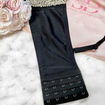 Black€Silver Baddie Bralette Bustier