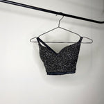 Black€Black Baddie Bralette Bustier