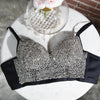 Black€Silver Baddie Bralette Bustier