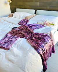 robe and scarf to match